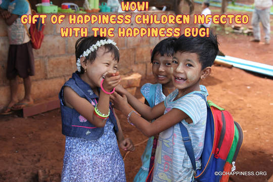 wow! Gift of Happiness Children Infected With The HAPPINESS Bug!